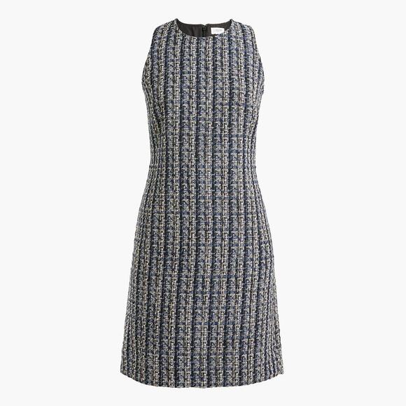 J. Crew Dresses & Skirts - NWT J. Crew Navy and White Tweed Mini Dress